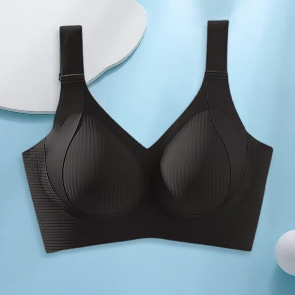 Sculptelle – Sleek Ribbed Bra with Wireless Confidence