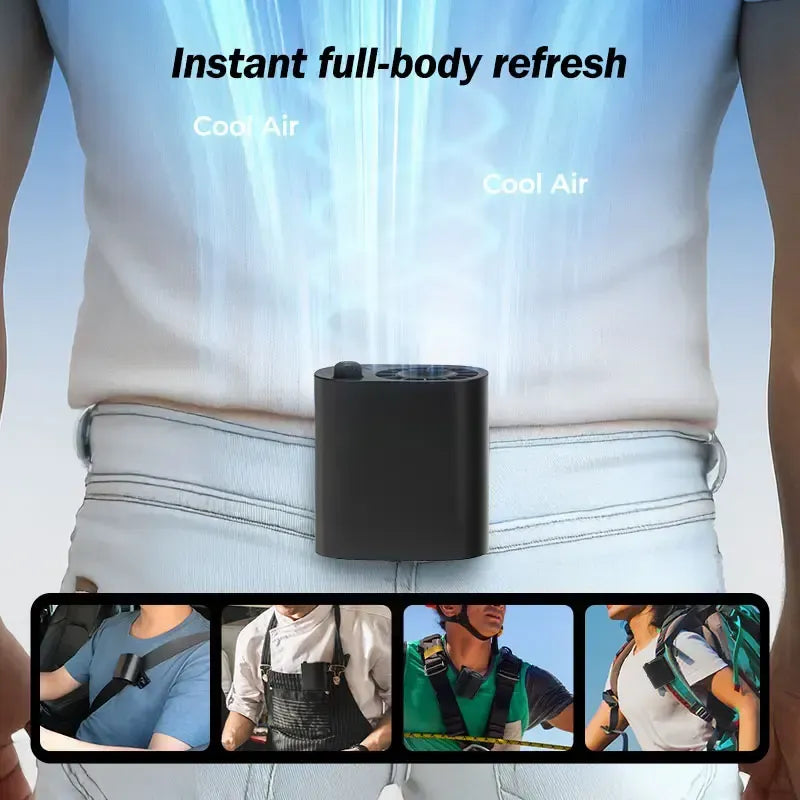 CoolClip – Car Fan with LED Display