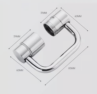 AquaTwist – 1080° Rotatable Faucet Aerator by TTZZ