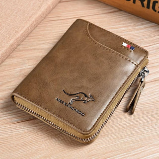 GripLux – Secure Zipper Wallet for Men