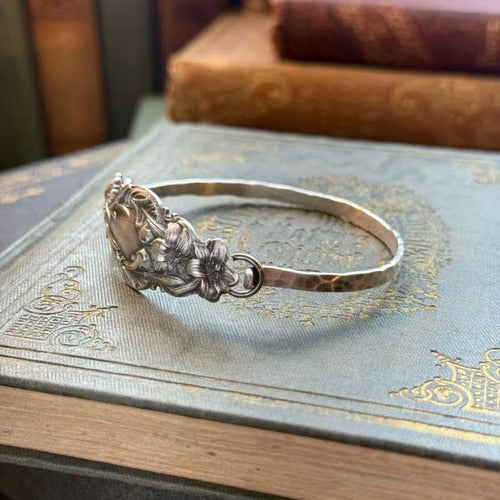 SpoonCrest – Handcrafted Sterling Wrap Bracelet