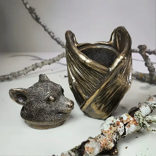 EchoVault – Bronze Bat Wing Jewelry Box