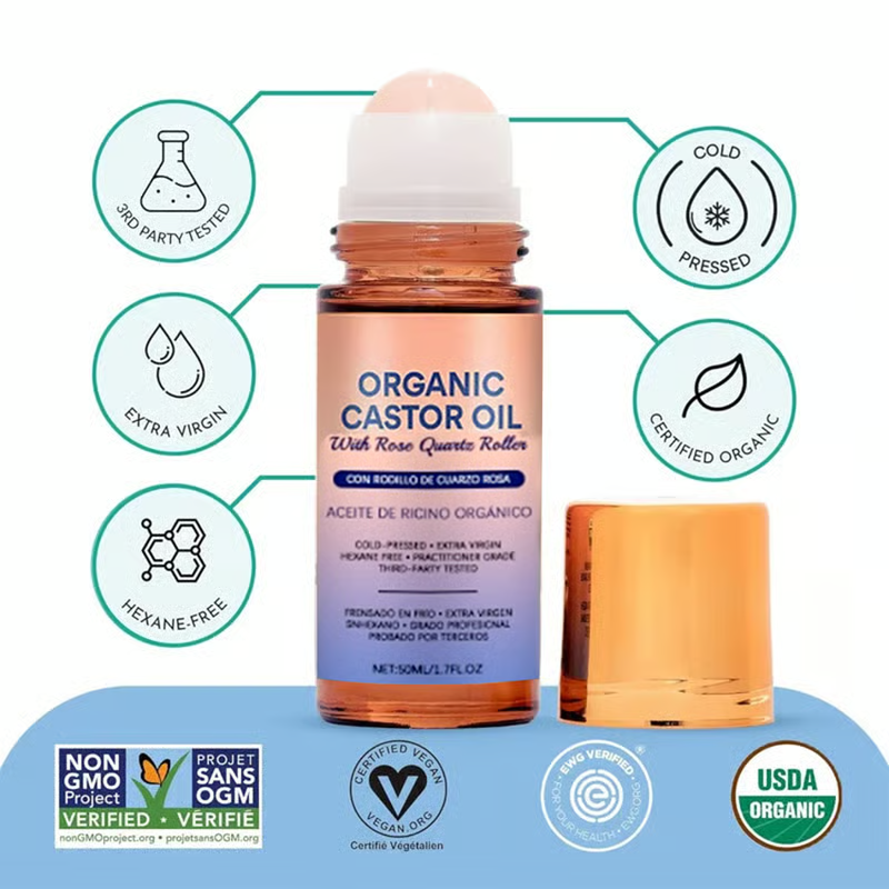 LunaCast – Golden Castor Oil Roller