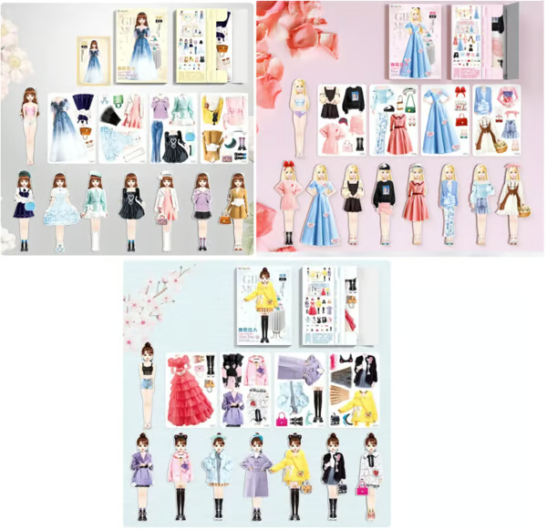 TinyTrendy – Magnetic Dress Up Baby Playset