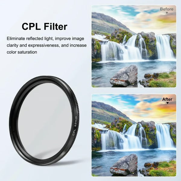 ClearView – 52mm Polarized Smartphone Camera Lens