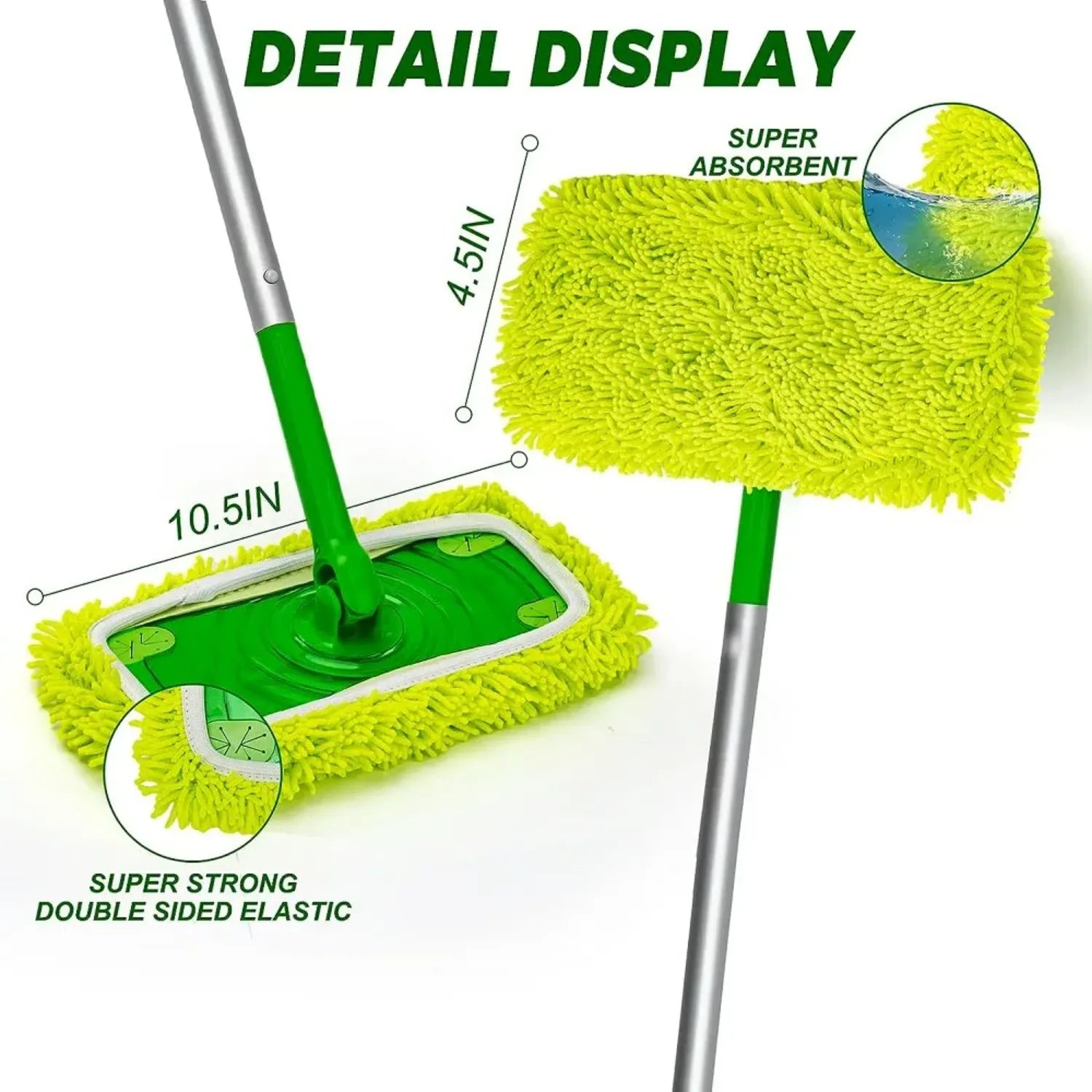 EcoSwipe – Washable Mop Pad Refill Set