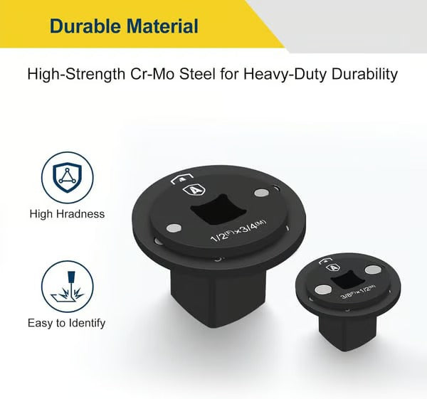 TorqueFit – Low Profile Impact Socket Adapter Set (4PC)