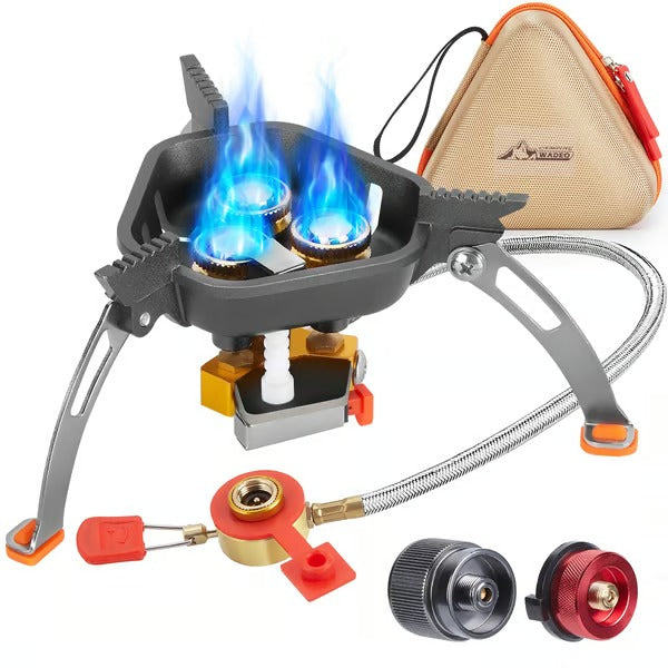 FlameForce – Windproof Piezo Camping Gas Stove