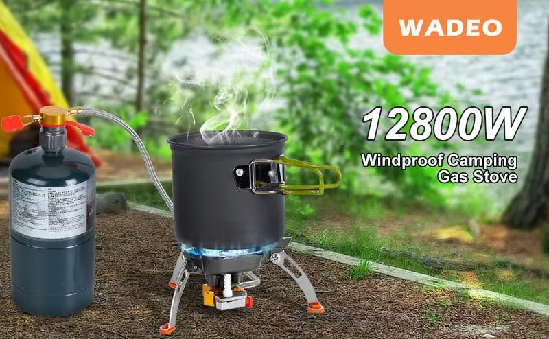 FlameForce – Windproof Piezo Camping Gas Stove