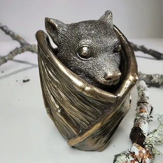 EchoVault – Bronze Bat Wing Jewelry Box