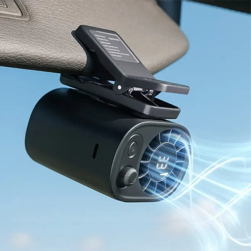 CoolClip – Car Fan with LED Display
