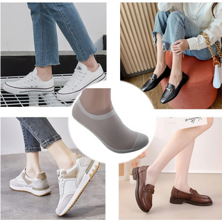 InvisiSoft – Non Slip Combed Cotton Hidden Socks
