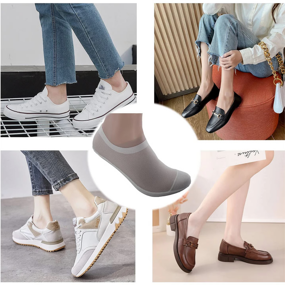 InvisiSoft – Non Slip Combed Cotton Hidden Socks