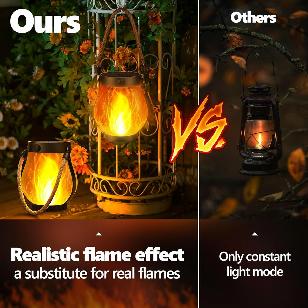 LumaFlare – Dancing Flame Solar Light Lanterns