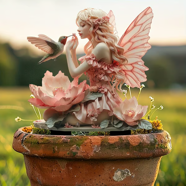 BohoBloom – Enchanted Fairy Flower Pot Decor