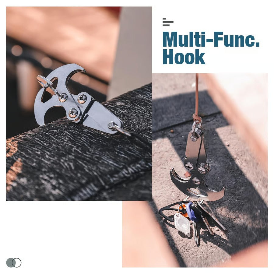 TrekHook – Multifunctional Stainless Steel Carabiner