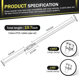 AutoTools – Hydraulic Brake Bleeder Tube
