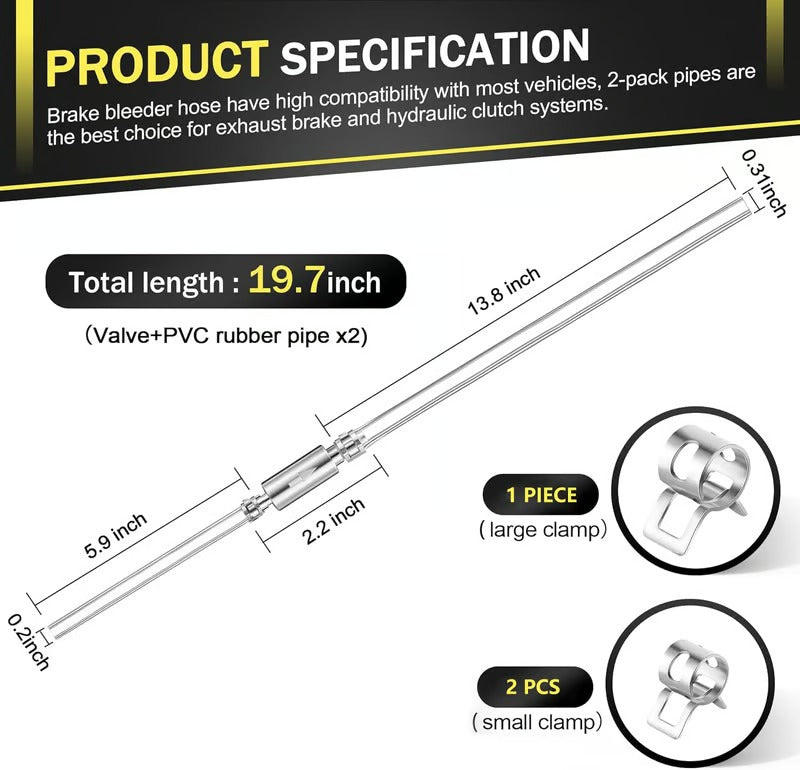 AutoTools – Hydraulic Brake Bleeder Tube
