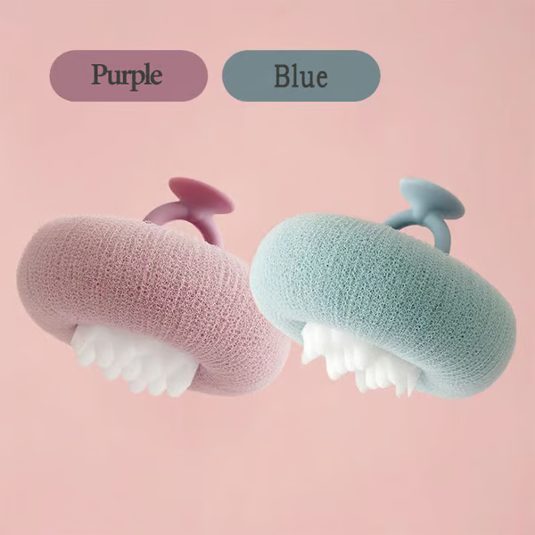 BloomScrub – Soft Sunflower Suction Bath Ball