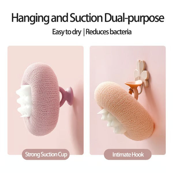 BloomScrub – Soft Sunflower Suction Bath Ball