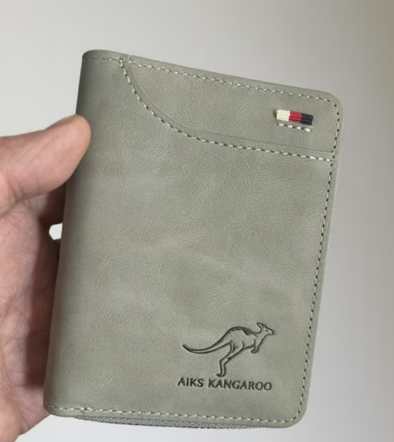GripLux – Secure Zipper Wallet for Men