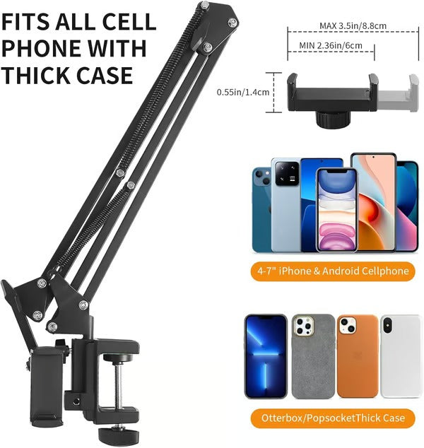 FlexiGrip – Adjustable Long Arm Phone Mount by UGIFT
