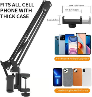 FlexiGrip – Adjustable Long Arm Phone Mount by UGIFT