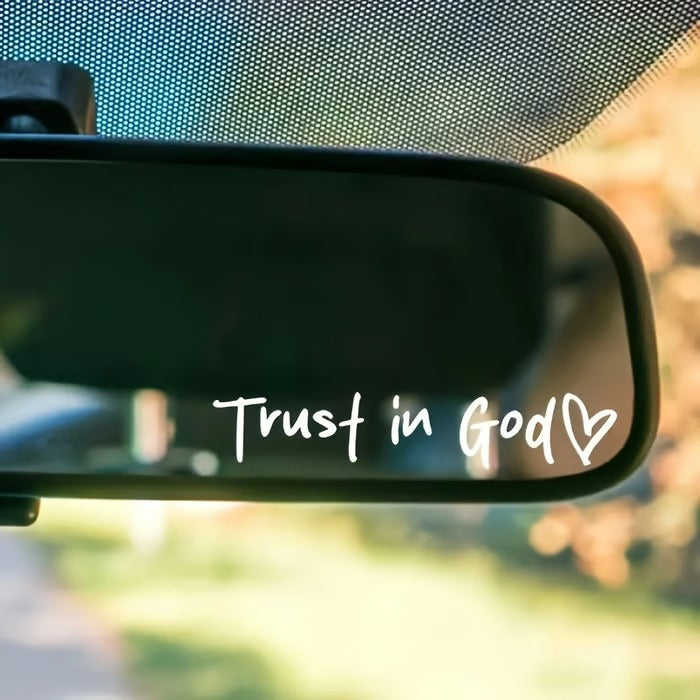 GraceMirror – Inspirational Car Stickers with Christian Message