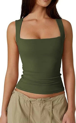 ContourSquare – Double Layer Tank for Sculpted Style