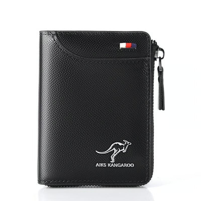 GripLux – Secure Zipper Wallet for Men