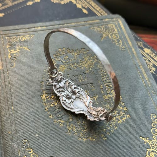 SpoonCrest – Handcrafted Sterling Wrap Bracelet