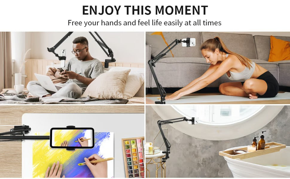 FlexiGrip – Adjustable Long Arm Phone Mount by UGIFT