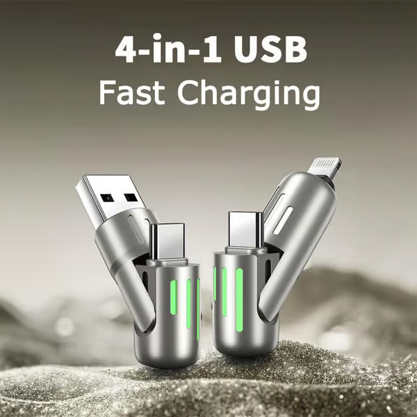 VoltFlex | 4-in-1 Turbo Power Cable