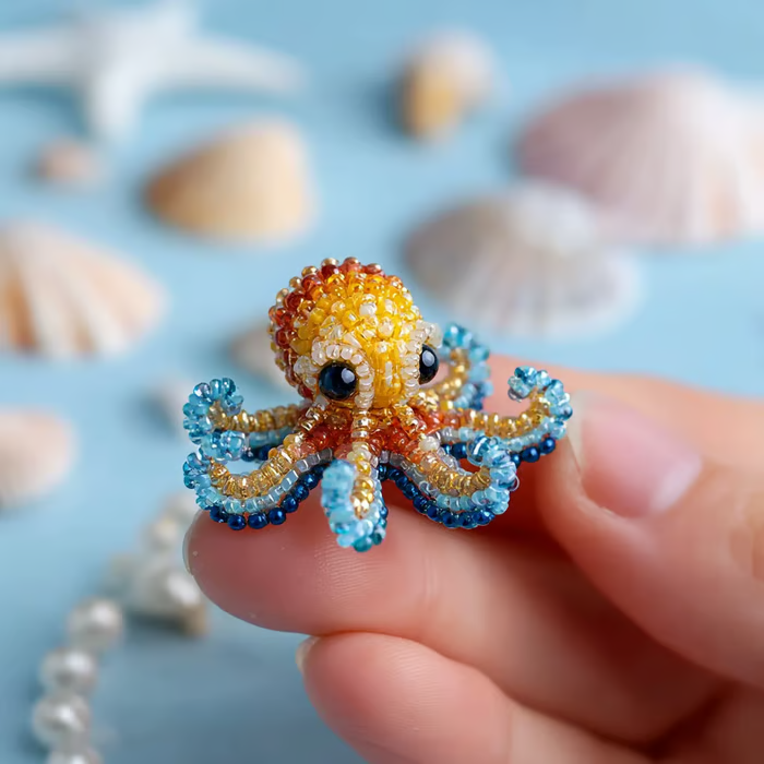 BeadTide – Octopus Embroidery Kit