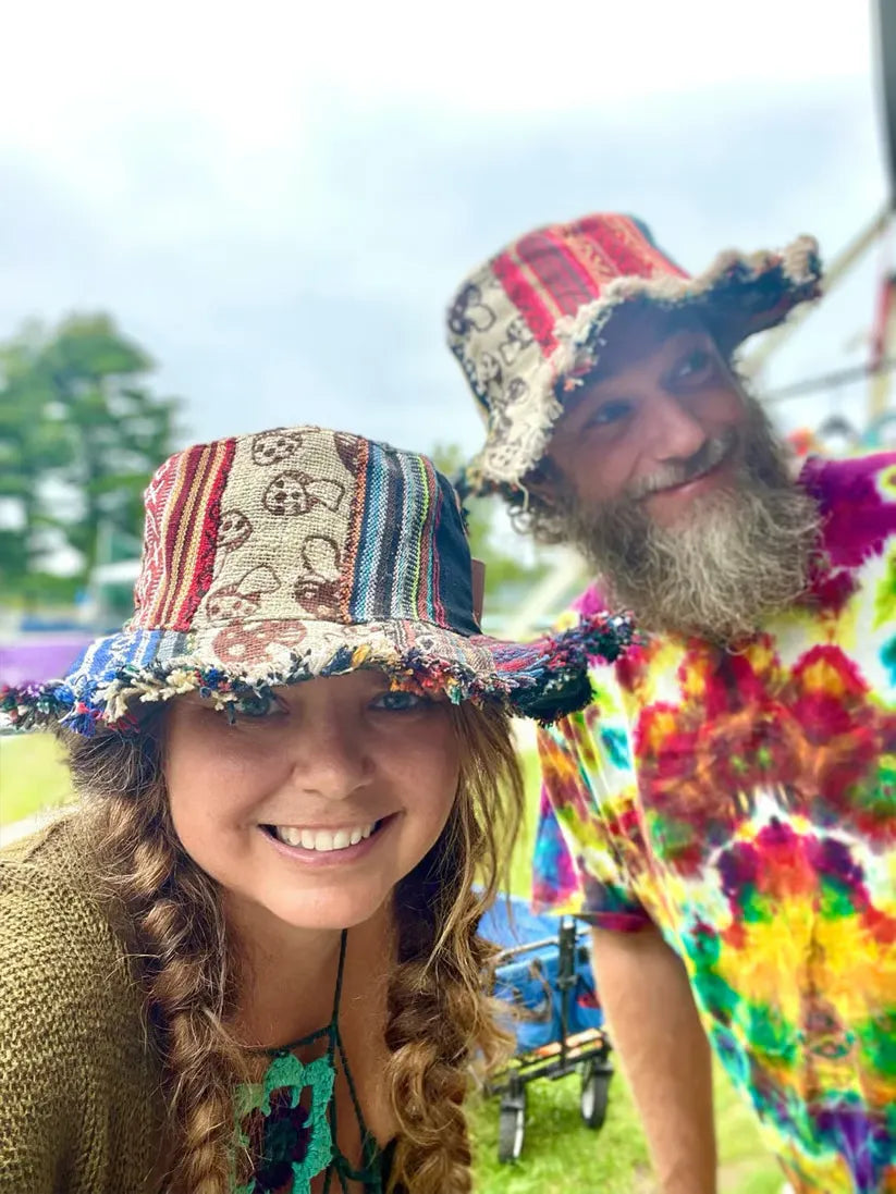 MystiCap – Multicolor Mushroom Pocket Hat