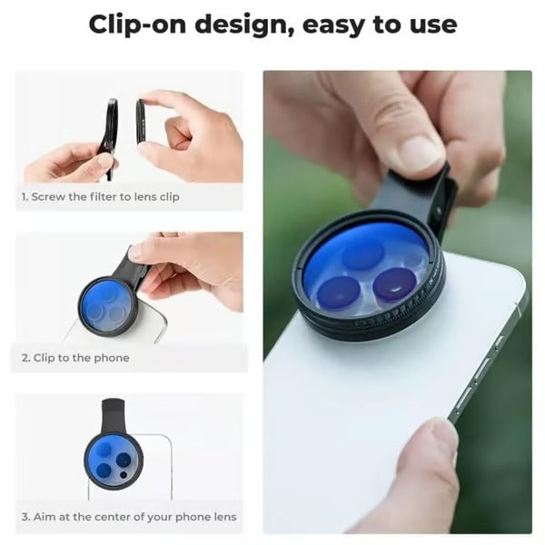 ClearView – 52mm Polarized Smartphone Camera Lens