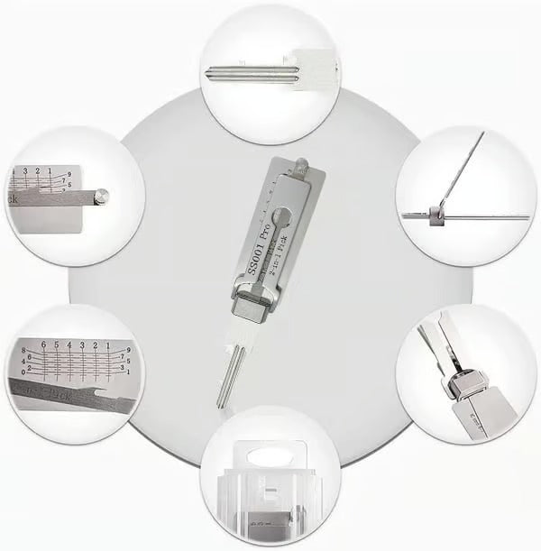 KeyCrack – Stainless Steel Master Decoder Tool