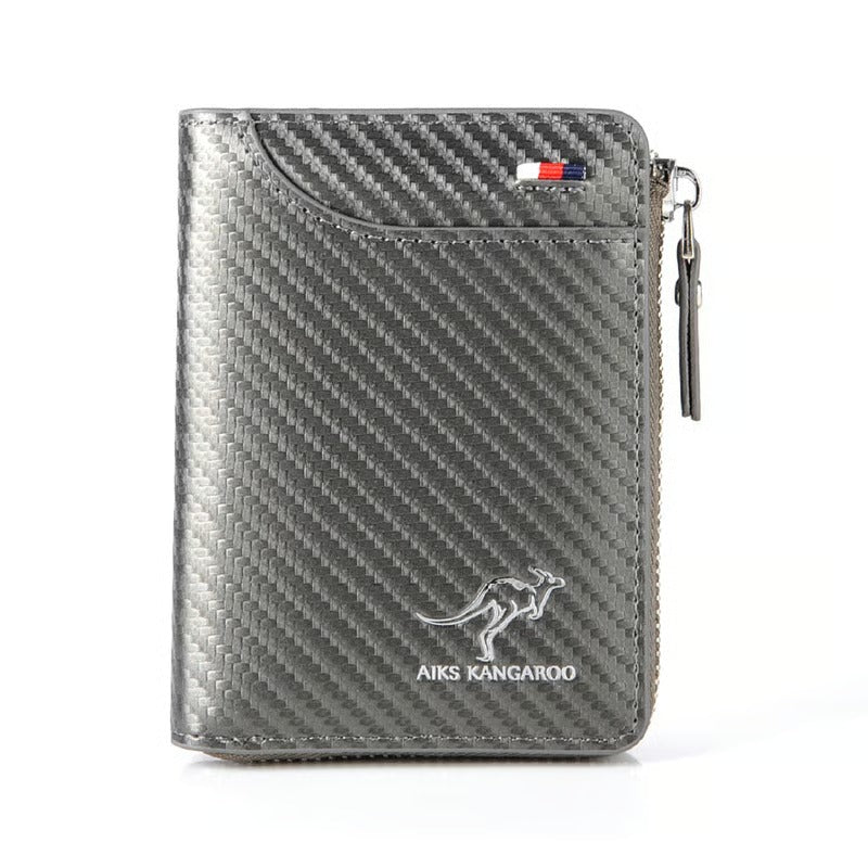 GripLux – Secure Zipper Wallet for Men