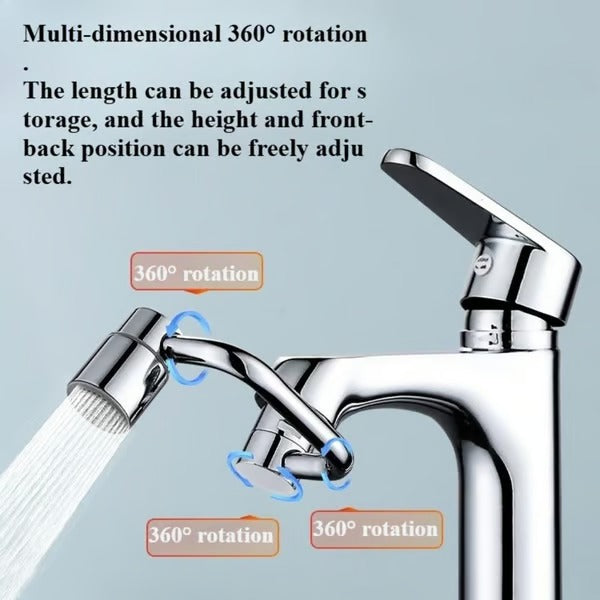 AquaTwist – 1080° Rotatable Faucet Aerator by TTZZ