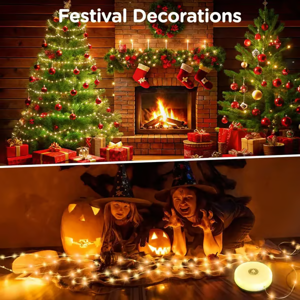 CampGlow – 4 in 1 Multifunctional Outdoor String Lights