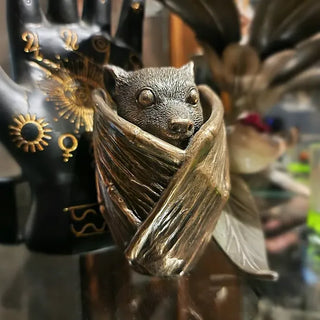 EchoVault – Bronze Bat Wing Jewelry Box