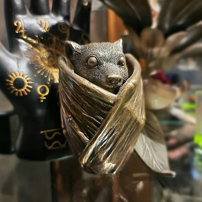 EchoVault – Bronze Bat Wing Jewelry Box