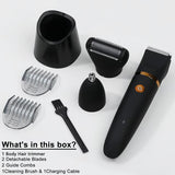TrimGuard – 3 in 1 Waterproof Body & Groin Trimmer for Men