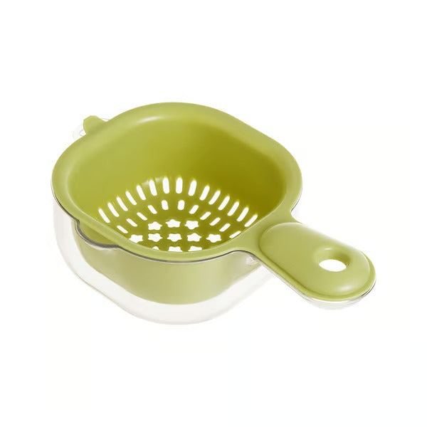 DrainNest – Dual Layer Strainer with Handle