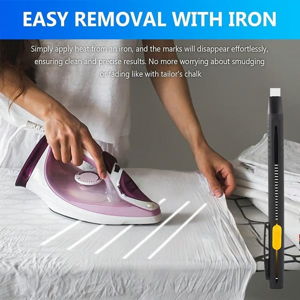 ThreadTrace – Heat Erasable Fabric Marker for Sewing & Embroidery