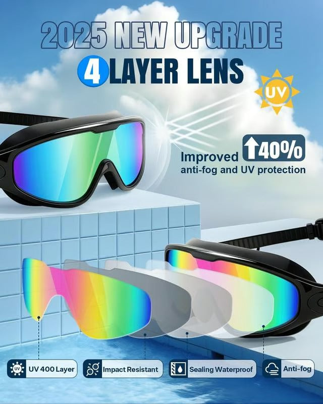 HydroFlex – Anti Fog Swim Goggles with UV Protection