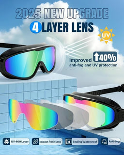 HydroFlex – Anti Fog Swim Goggles with UV Protection