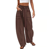 CozyDrift – Effortless Lounge Barrel Pants