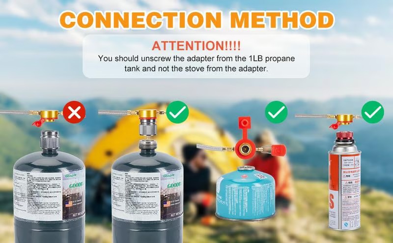 FlameForce – Windproof Piezo Camping Gas Stove