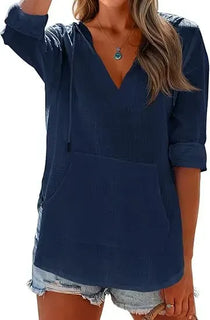 BreezeGlow – Lightweight Hooded Swim Wrap